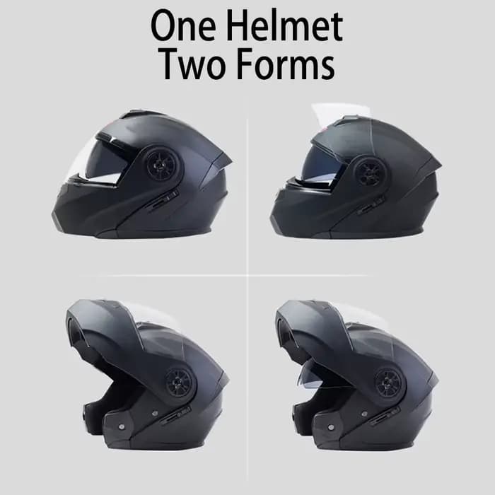 BLD – casque de Moto modulaire à double lentille