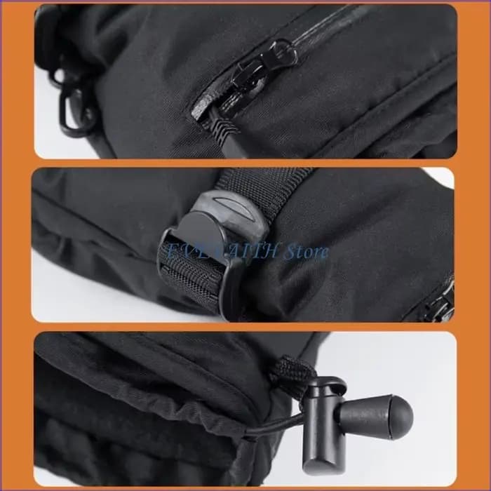 Gants chauffants 124B, imperméables, pour écran pour vélos randonnée