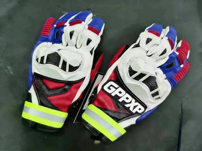 CEEL GPPXP écran tactile moto longs gants en cuir véritable homme
