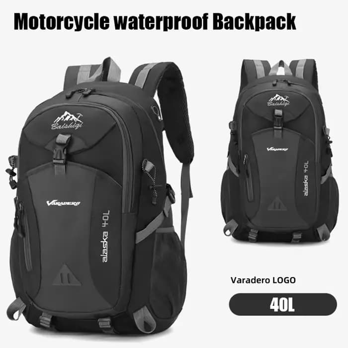 Sac à dos de moto imperméable avec logo Varadero