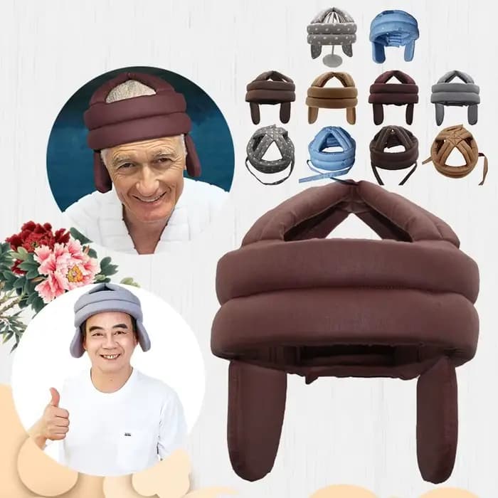 Casque anti-chute épaissi pour personnes âgées