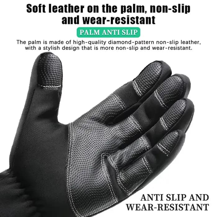 Gants thermiques imperméables d'extérieur pour hommes