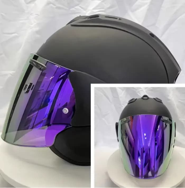 Casque 3/4 ouvert SZR VEO pour moto Harley
