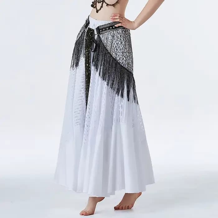 Vêtements de danse du ventre pour Fusion Tribal, accessoires de Costume, ceintures enveloppantes à franges, écharpe de hanche, clous métalliques, ceinture de danse du ventre