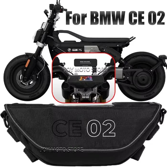 Sac à outils étanche et anti-poussière pour guidon de moto