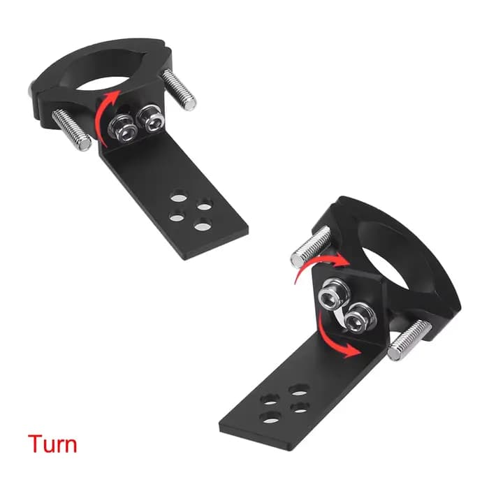 Support universel de budgétaire de pince réglable pour moto