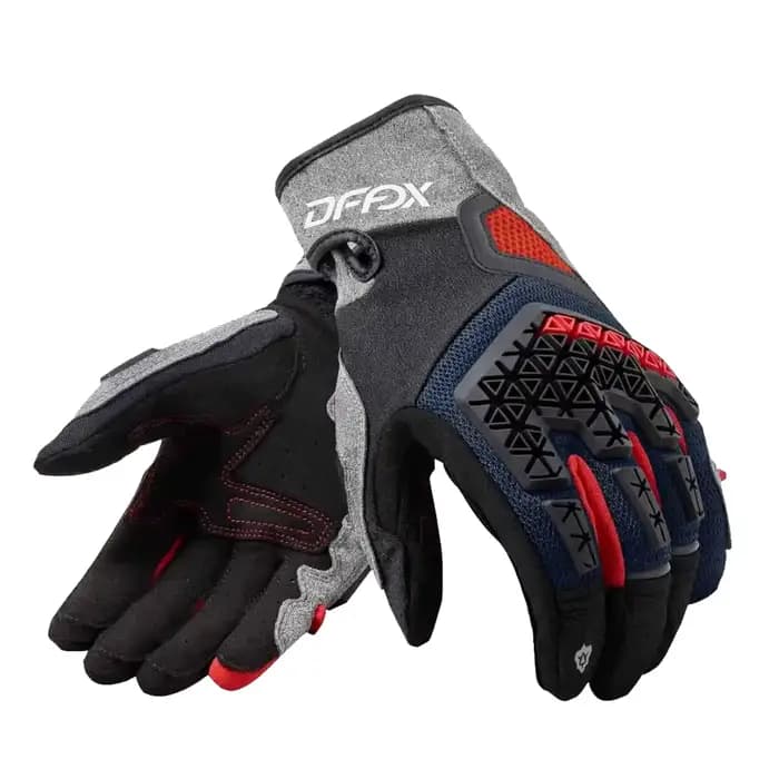 Gants de moto Mangrove en maille textile et cuir véritable