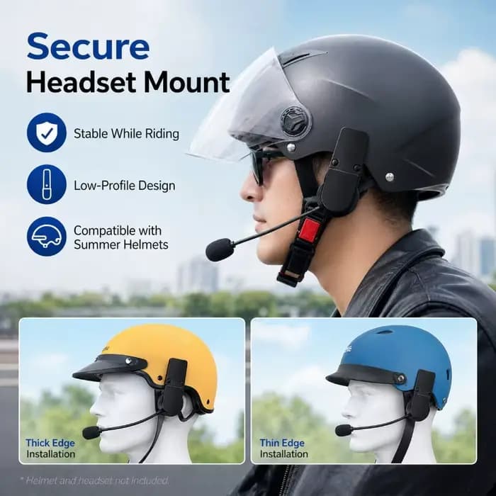 Support de fixation multifonctionnel pour casque de moto et vélo électrique
