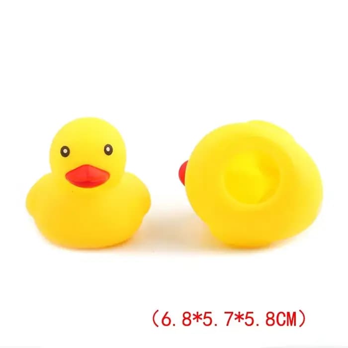 Casque à motif Animal de canard en caoutchouc jaune noir avec hélice pour décoration de barre de poignée de vélo de