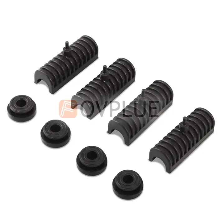 Accessoires pour moto Sac de selle Support en caoutchouc Grommets Kit de coussins pour Harley Touring Road King CVO