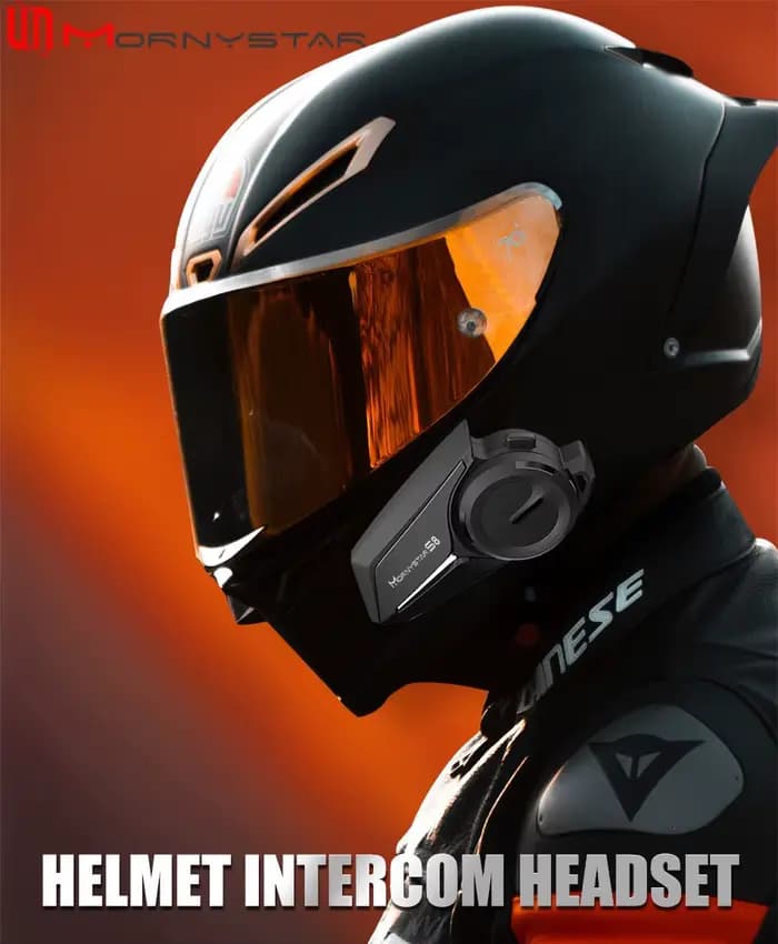 Mornystar S8 interphone Bluetooth pour casque de moto