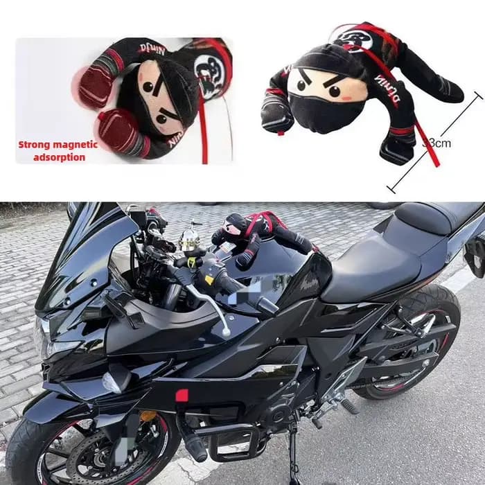 Accessoires décoratifs de moto à attraction magnétique