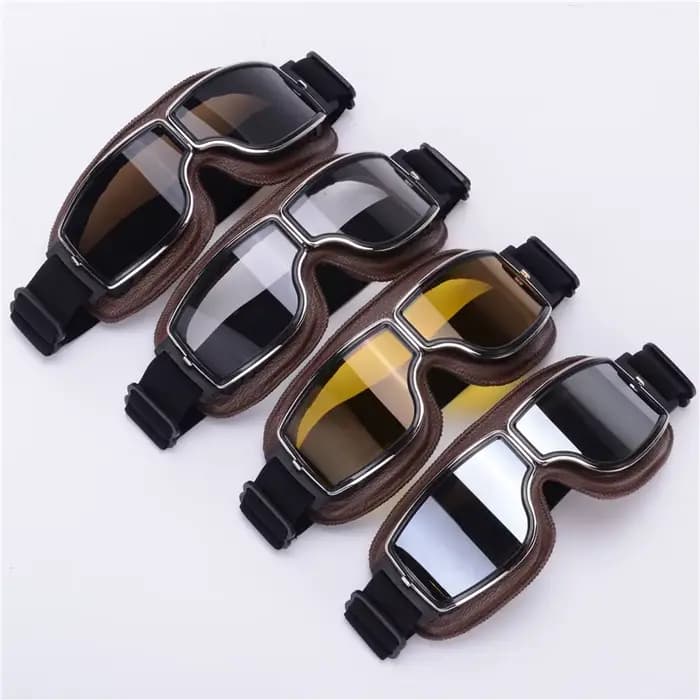 Lunettes de vélo moto coupe-vent casque
