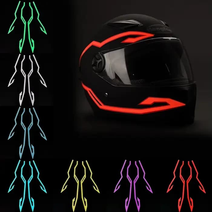 Barre Lumineuse Décorative pour Casque de Moto