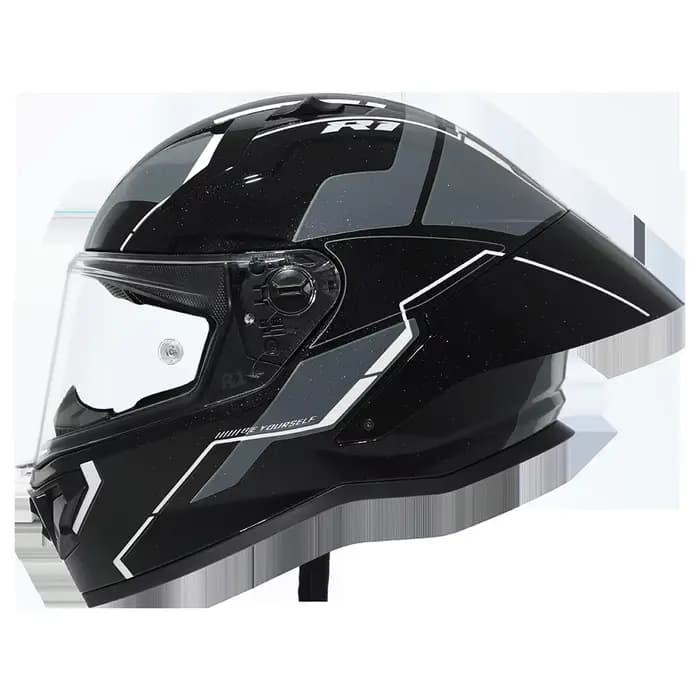 Casque de moto intégral rétro casques légers de motocross avec visières magnétiques