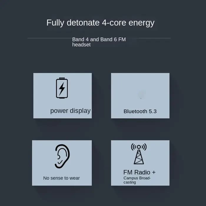 Casque d'écoute sans fil avec microphone, pliable, Bluetooth 5.3, écouteurs, support carte TF, radio FM, noir