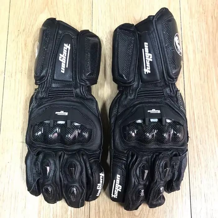 Furygan AFS10 gants de course de moto en cuir de fibre de carbone