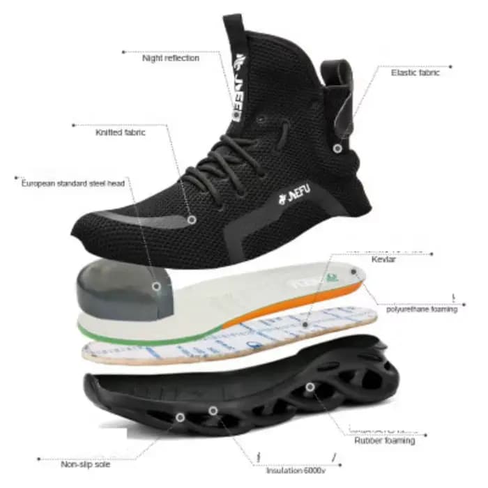 Les bottes de sécurité d'hiver pour hommes sont légères et confortables