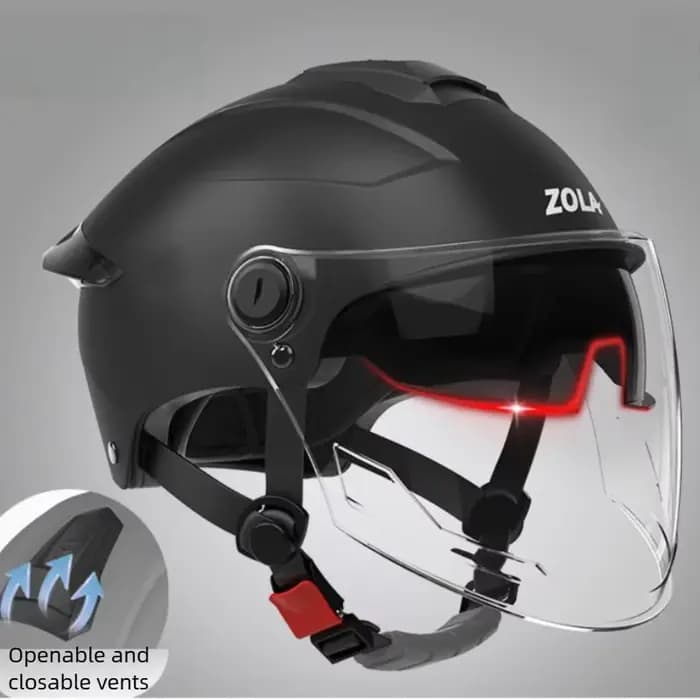 Casque de moto électrique à Double lentille