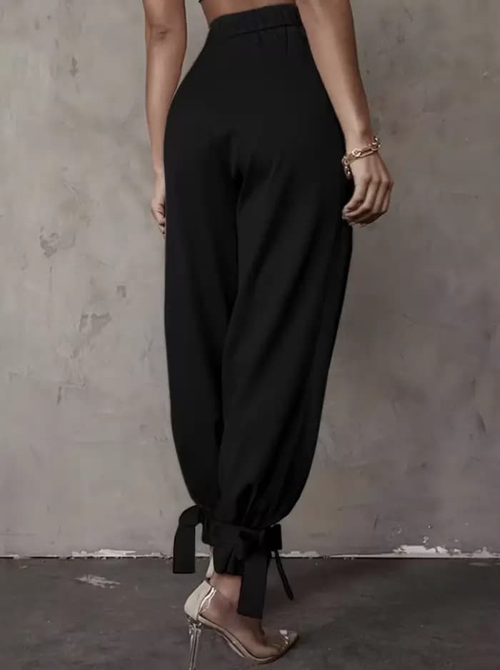 Pantalons de costume élégants, décontractés, à la mode, pour sports de plein air, amincissants, polyvalents, de style japonais, européen et américain pour femmes