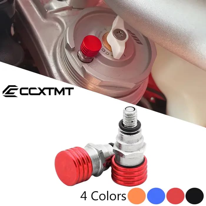 Valves de purge d'air de fourche de moto M4x0.7 pour KTM SX SXF EXC EXCF XC XCF XCW XCFW 85-500 2005-2019 pièces univers