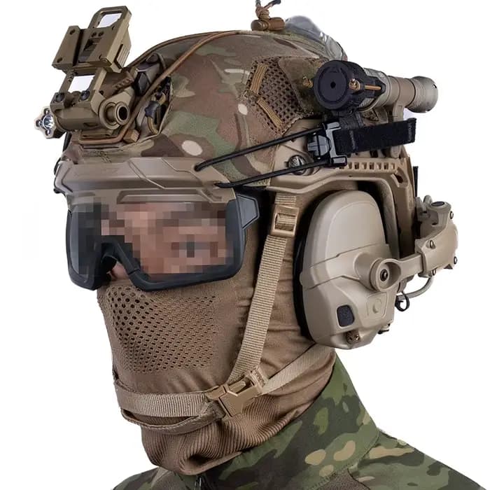 Masque tactique intégral haute élasticité respirant