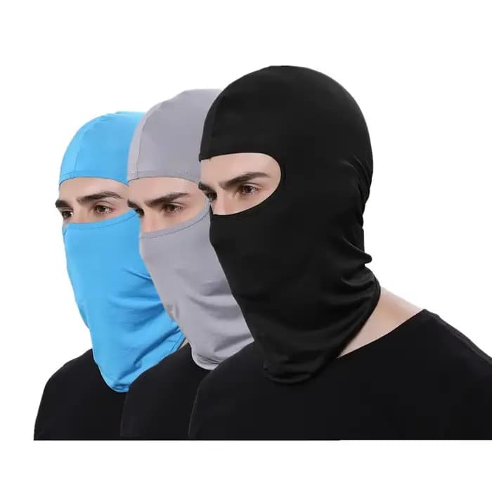 Masque facial pour casque de moto