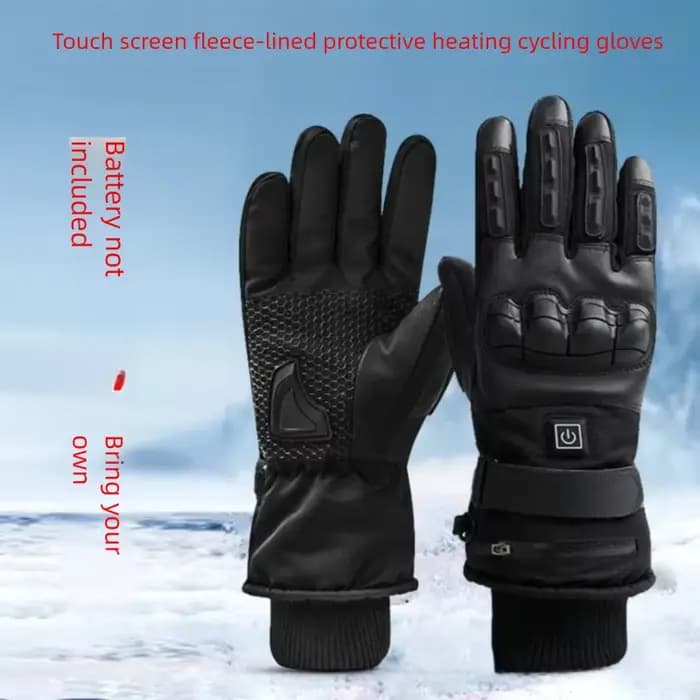Gants électriques chauffants pour écran tactile pour hommes