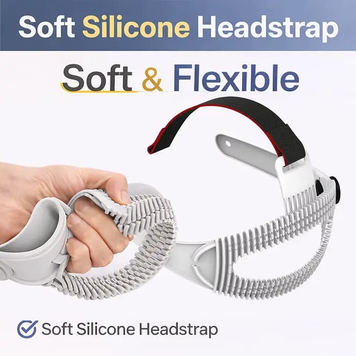 Sangle de tête réglable améliorée, ultra-légère et confortable pour les accessoires de casque VR Quest 3/Quest 3S