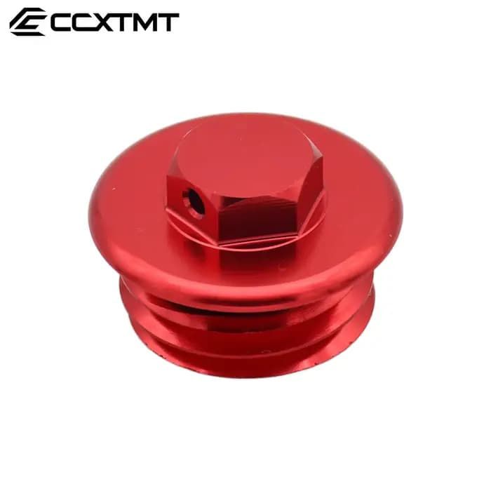 Couvercle de bouchon de remplissage d'huile en aluminium CNC