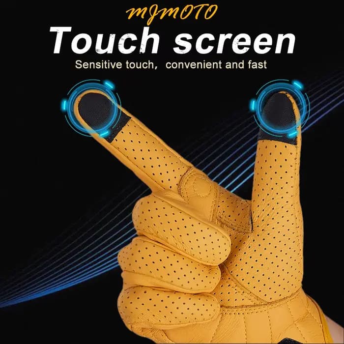 Gants de moto unisexes respirants