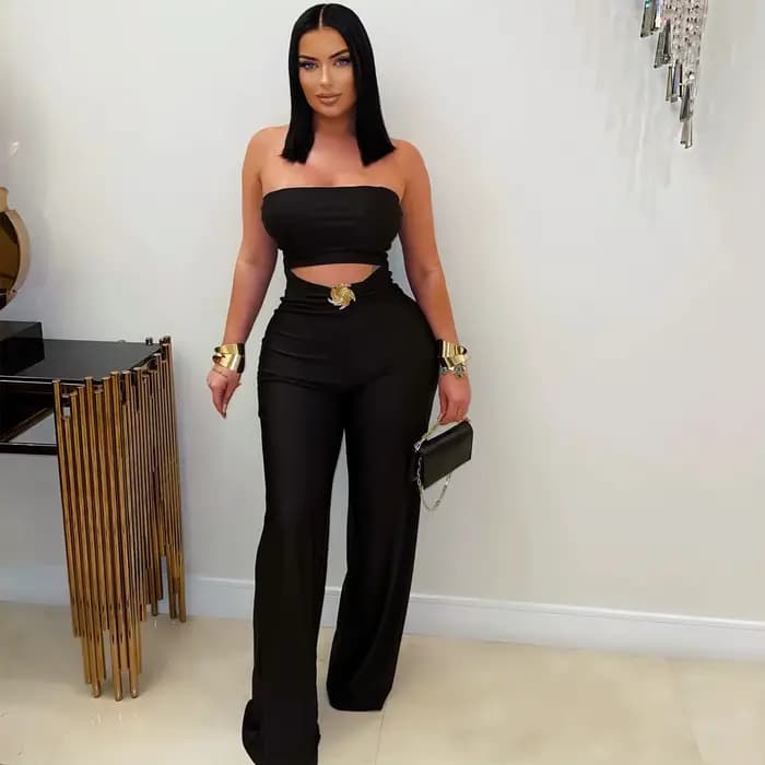Combinaison pantalon une pièce pour femme, tenue de club, salopette élégante pour femme, vêtements d'été 2026