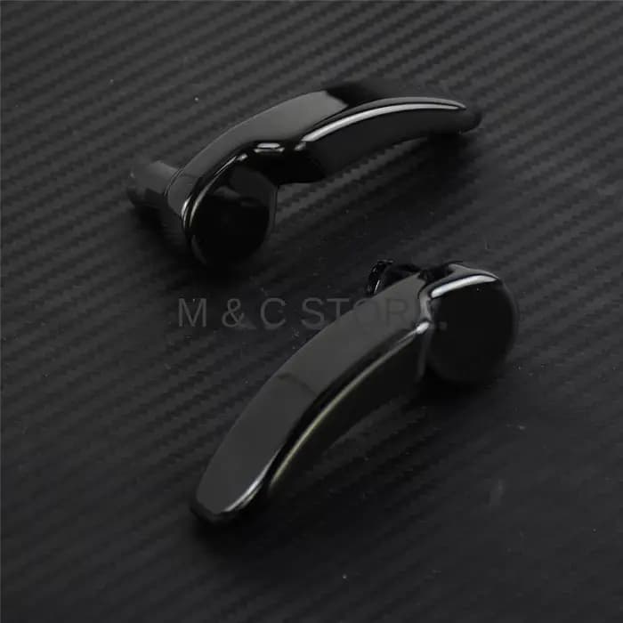 Lève-couvercle de sacoche de moto en aluminium noir