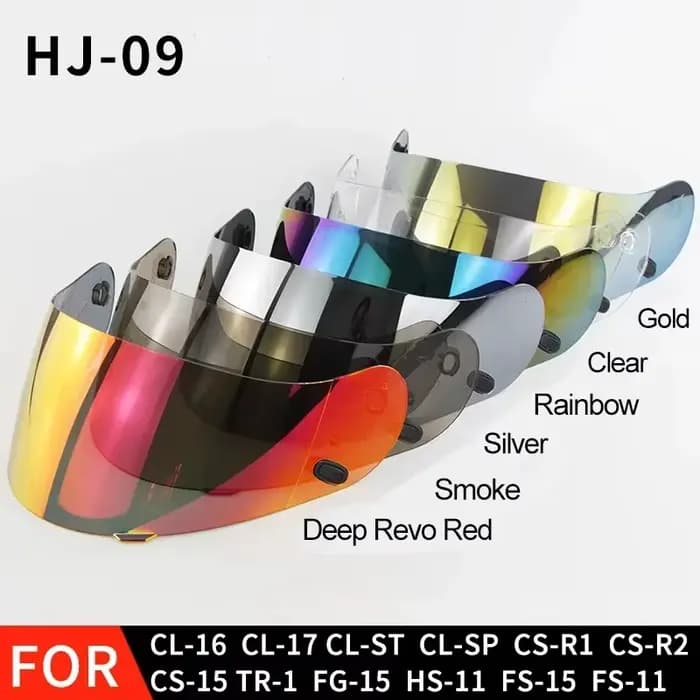 Visière de casque pour HJC CL16 CL17 CLST CLSP CSR1 CSR2 CS15 TR1 FG15 HS11 FS15