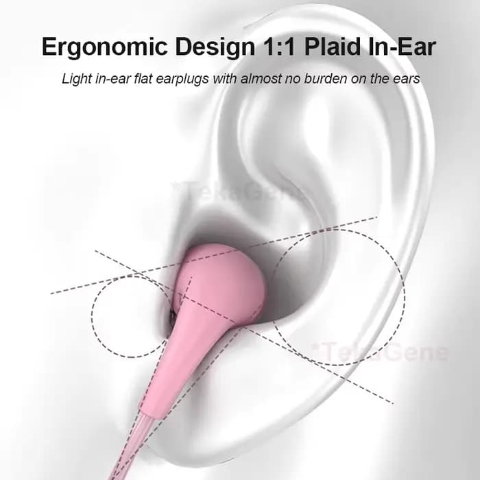 Écouteurs filaires USB Type C, écouteurs intra-auriculaires stéréo 3.5mm avec micro à commande filaire, bouchons d'oreille pour dormir, pour Samsung iPhone Xiaomi