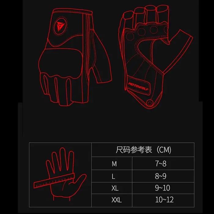 Gants de moto en cuir véritable pour BMW et HONDA