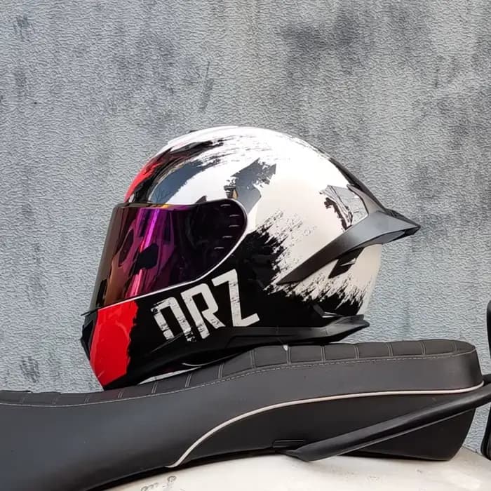 Casque de moto intégral double bouclier