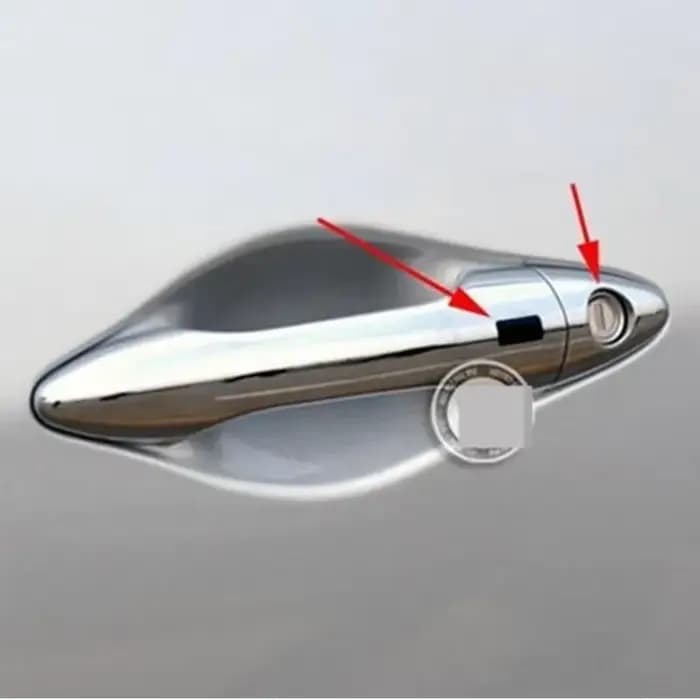 Couvercle de poignée de porte de style de voiture, accessoires extérieurs pour Hyundai Fête 35, 2010, 2011, 2012, 2013, 2014, 2015