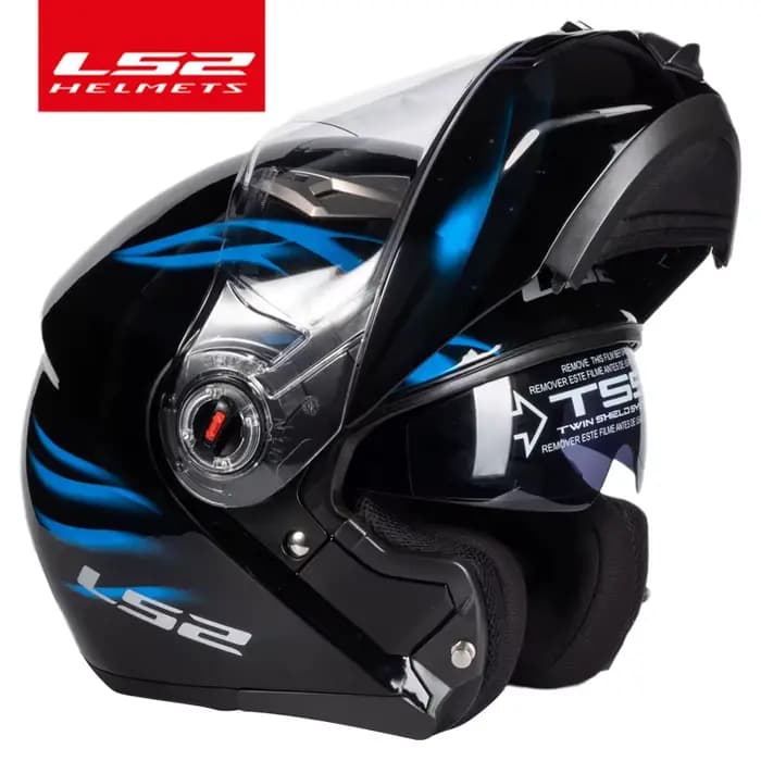 Casque de moto LS2 FF370 à double visière