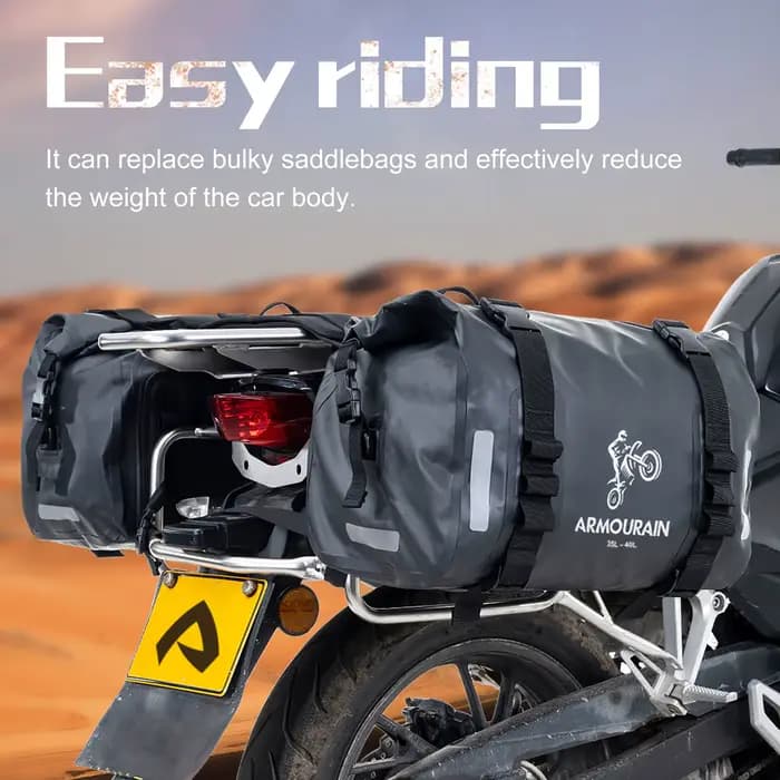 Sacs latéraux de moto imperméables 35L*2