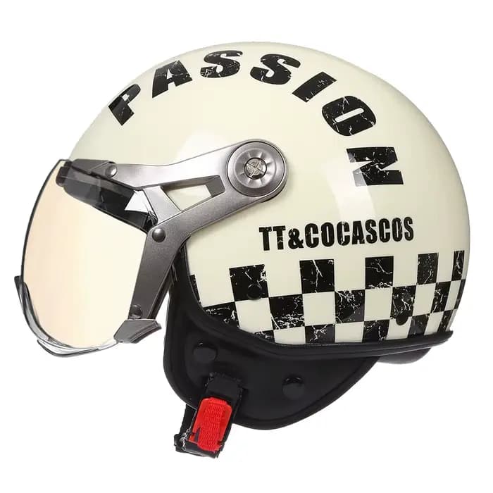 Casque de Moto Jet Vintage