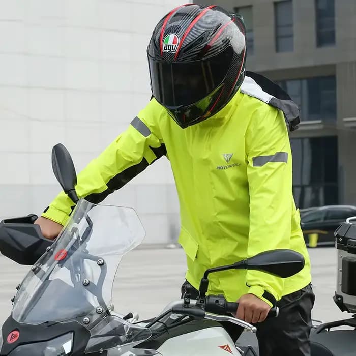 Combinaison de Pluie Fendue pour Moto