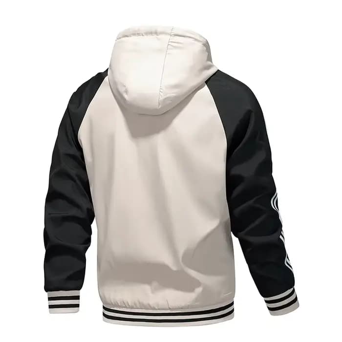 Veste de moto rayée haute performance pour hommes
