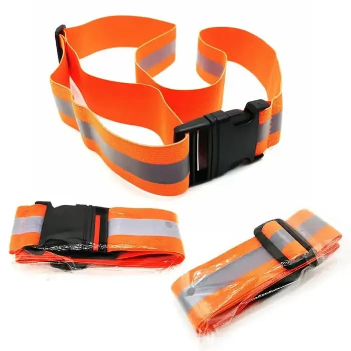 Ceinture réfléchissante de sécurité élastique réglable