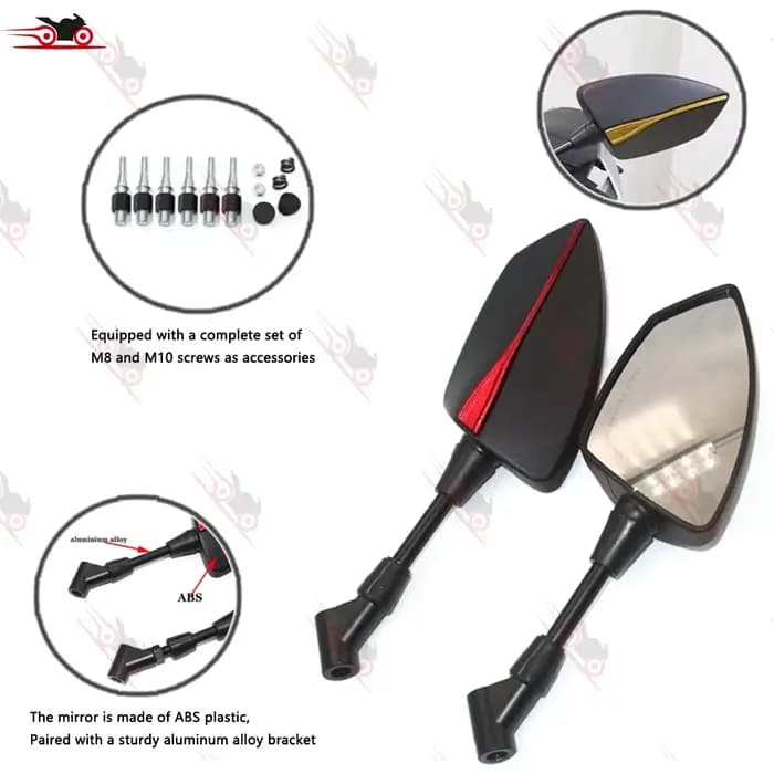Pour PIAGGIO MP3 125 250 300 400 500 moto rétroviseur réglable côté gauche droit rétroviseurs accessoires pièces