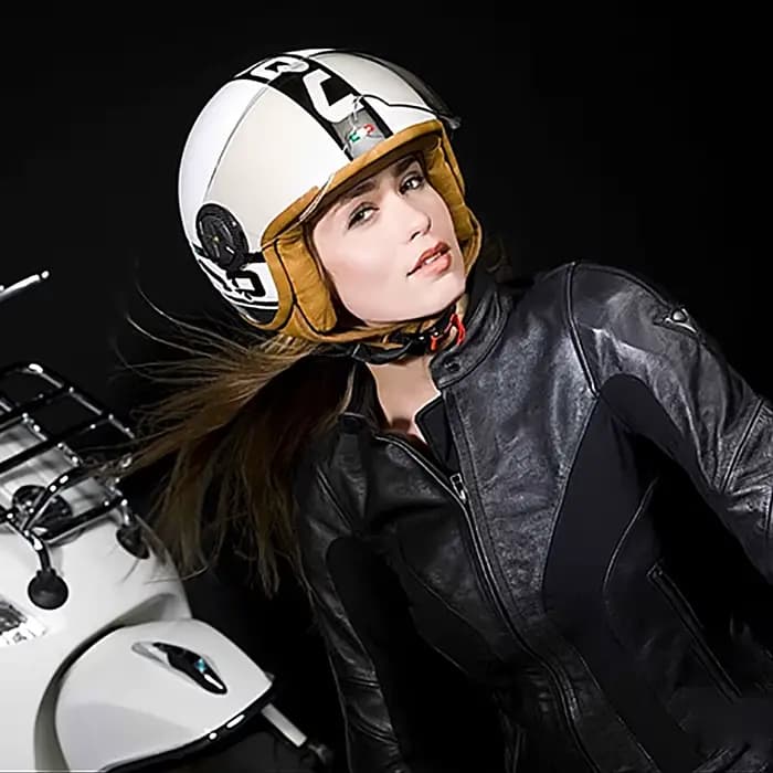 BEON – casque De Moto pour hommes et femmes, ouvert au visage, Vintage, 3/4