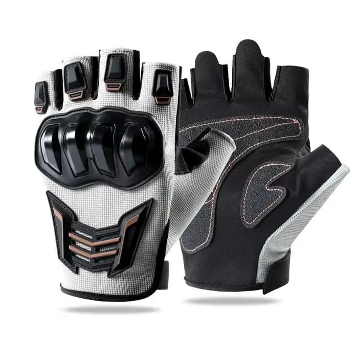 Gants de moto demi-doigt