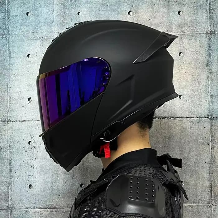 Casque de moto, casque à double objectif