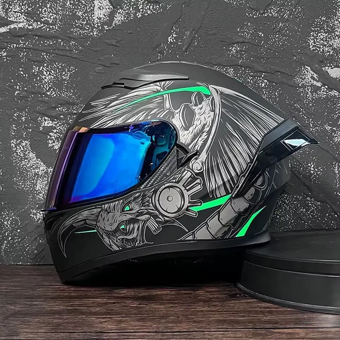 Casque de Moto Intégral pour Homme