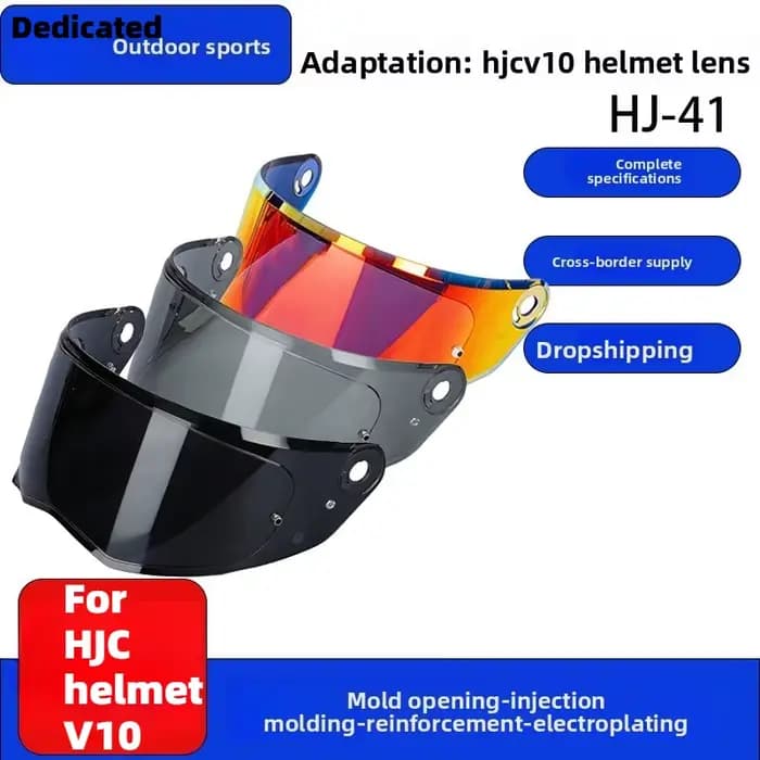 Lentille de visière de casque de moto V10